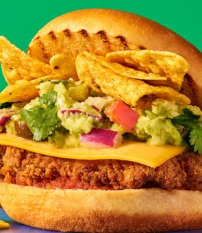 Tex Mex Fried Chicken Burger