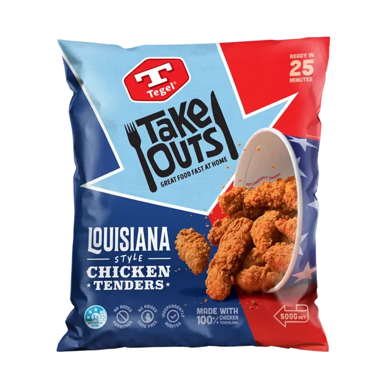 Tegel Take Outs Louisiana Style Chicken Tenders 500g