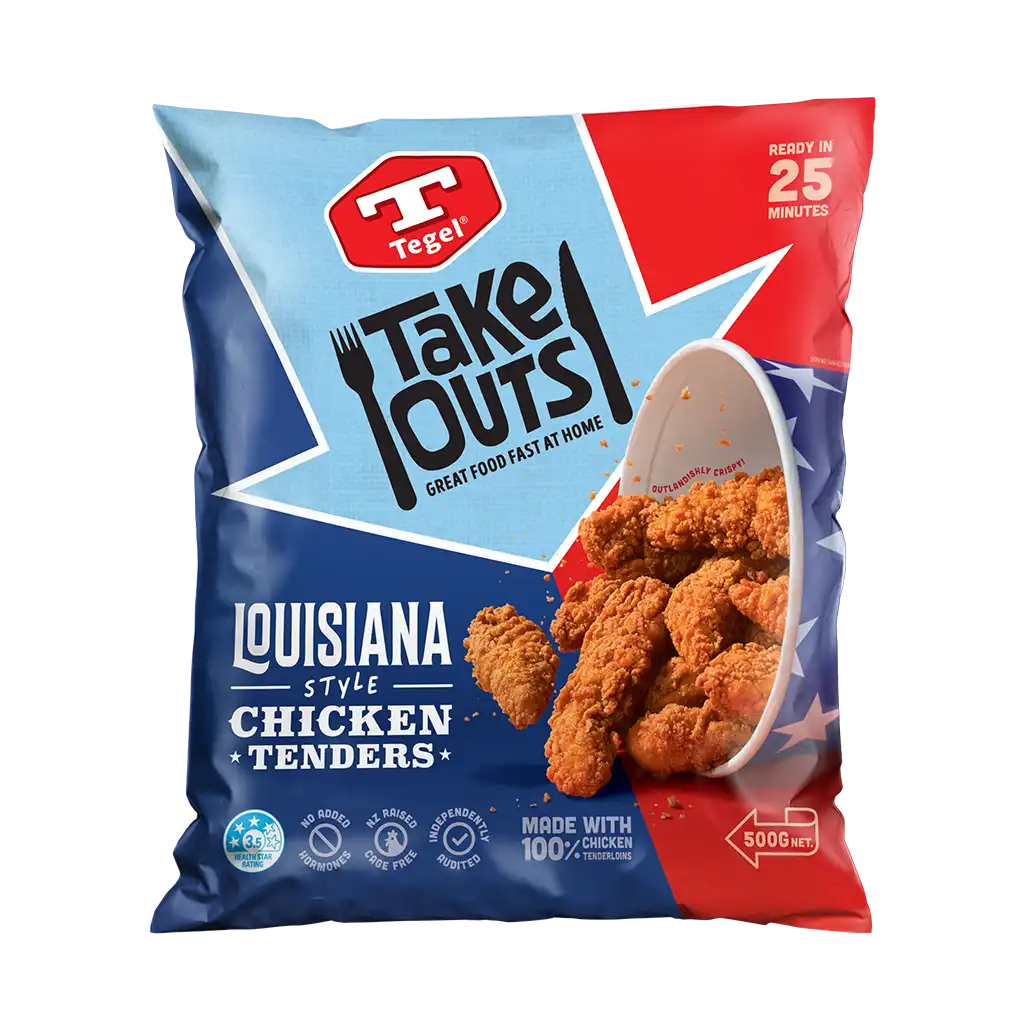 Tegel Take Outs Louisiana Style Chicken Tenders 500g